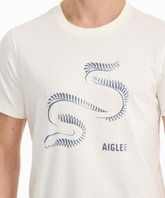 AIGLE / エーグル Tシャツ | 吸水速乾 プリント 半袖Tシャツ
