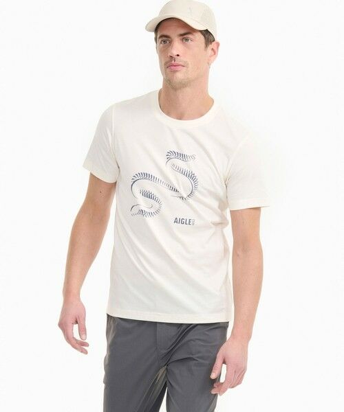 AIGLE / エーグル Tシャツ | 吸水速乾 プリント 半袖Tシャツ | 詳細2