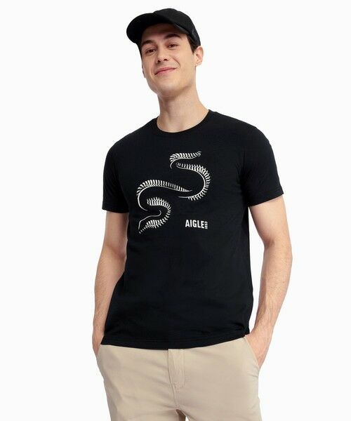 AIGLE / エーグル Tシャツ | 吸水速乾 プリント 半袖Tシャツ | 詳細6