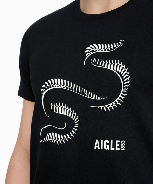 AIGLE / エーグル Tシャツ | 吸水速乾 プリント 半袖Tシャツ | 詳細8