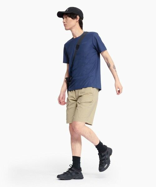 AIGLE / エーグル Tシャツ | 吸水速乾 UVカット 接触冷感 COOL TOUCH ワンポイント刺繍ロゴ半袖Tシャツ | 詳細5