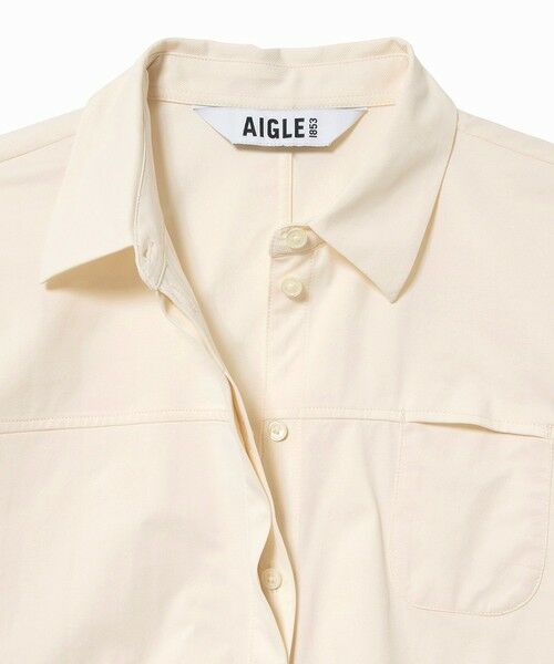 AIGLE / エーグル シャツ・ブラウス | UVカット 吸水速乾 オーバーサイズ半袖シャツ | 詳細6