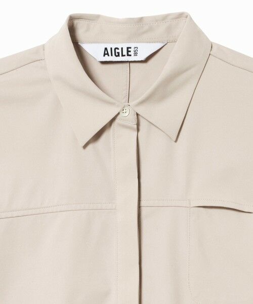 AIGLE / エーグル シャツ・ブラウス | UVカット 吸水速乾 オーバーサイズ半袖シャツ | 詳細15