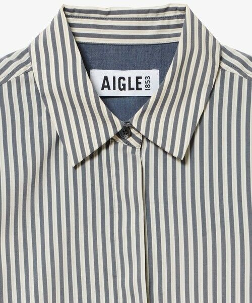 AIGLE / エーグル シャツ・ブラウス | 吸水速乾 クールマックスストライプシャツ | 詳細5