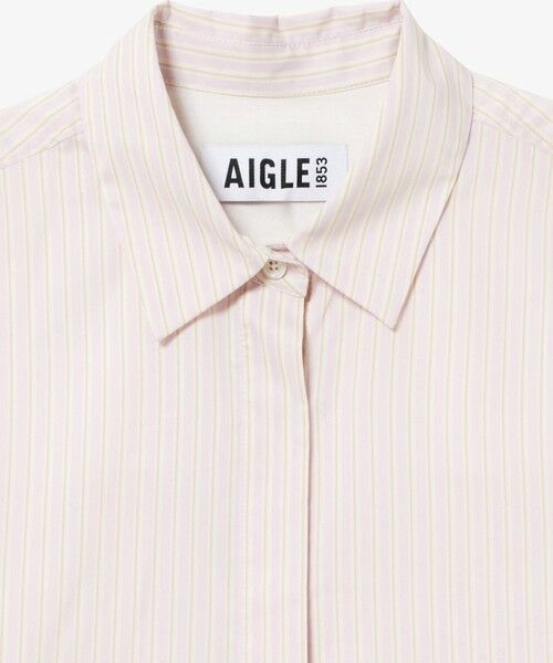 AIGLE / エーグル シャツ・ブラウス | 吸水速乾 クールマックスストライプシャツ | 詳細11