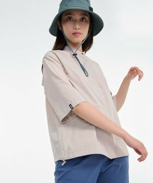 AIGLE / エーグル シャツ・ブラウス | UVカット UPF40 吸水速乾ショートスリーブ ノーカラーシャツ | 詳細5