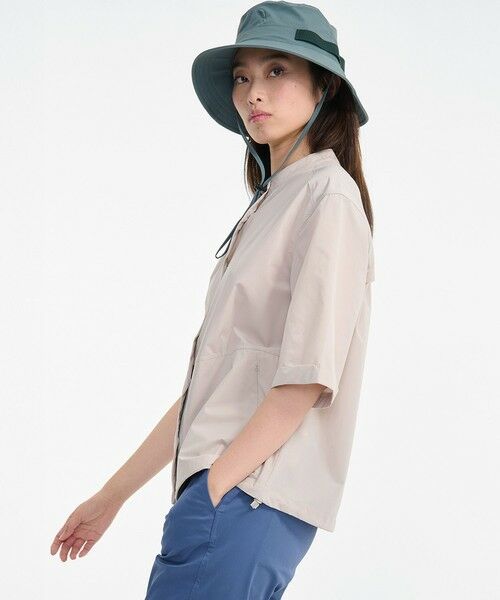 AIGLE / エーグル シャツ・ブラウス | UVカット UPF40 吸水速乾ショートスリーブ ノーカラーシャツ | 詳細6