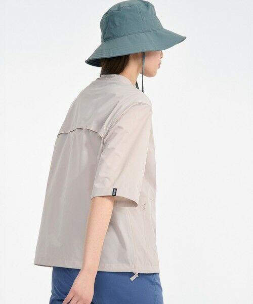 AIGLE / エーグル シャツ・ブラウス | UVカット UPF40 吸水速乾ショートスリーブ ノーカラーシャツ | 詳細7
