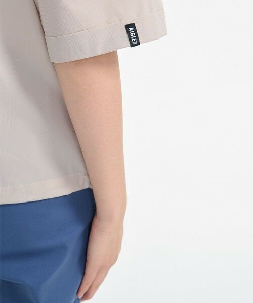 AIGLE / エーグル シャツ・ブラウス | UVカット UPF40 吸水速乾ショートスリーブ ノーカラーシャツ | 詳細8