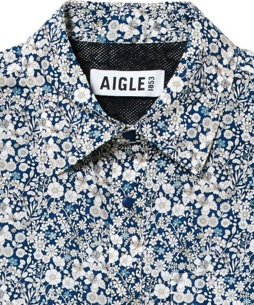 AIGLE / エーグル シャツ・ブラウス | リバティプリントショートスリーブシャツ | 詳細15