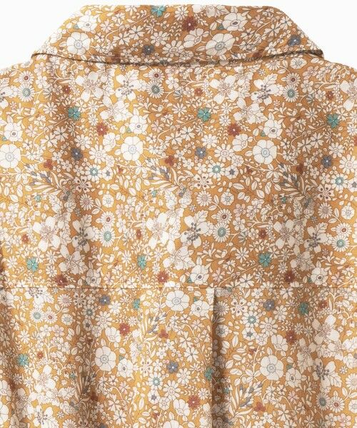 AIGLE / エーグル ミニ丈・ひざ丈ワンピース | 花柄 フラワー リバティロングシャツドレス / シャツワンピース | 詳細5