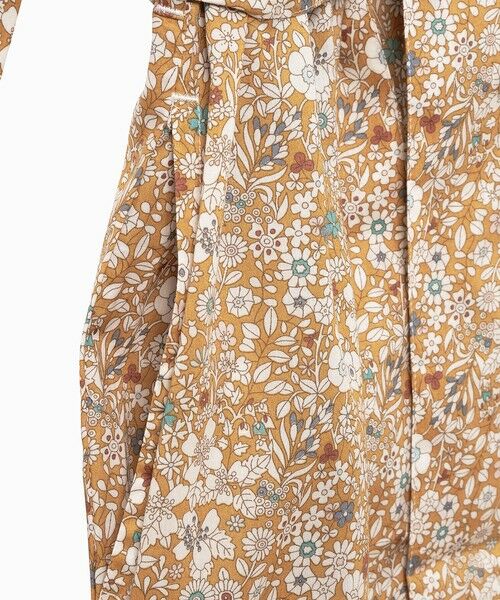 AIGLE / エーグル ミニ丈・ひざ丈ワンピース | 花柄 フラワー リバティロングシャツドレス / シャツワンピース | 詳細7