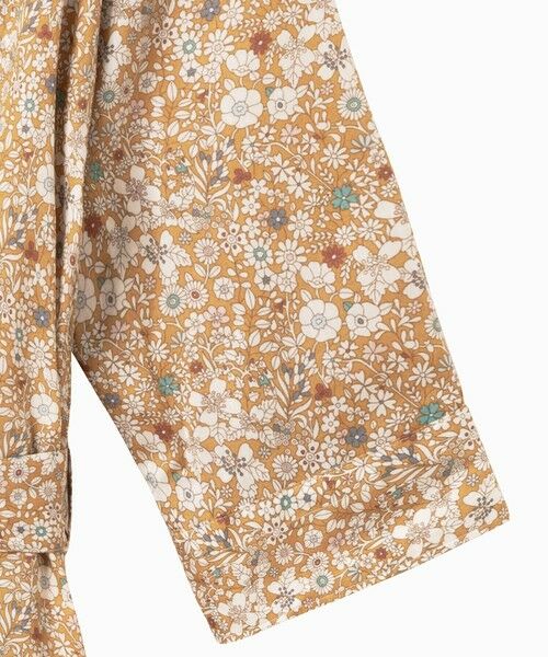 AIGLE / エーグル ミニ丈・ひざ丈ワンピース | 花柄 フラワー リバティロングシャツドレス / シャツワンピース | 詳細8