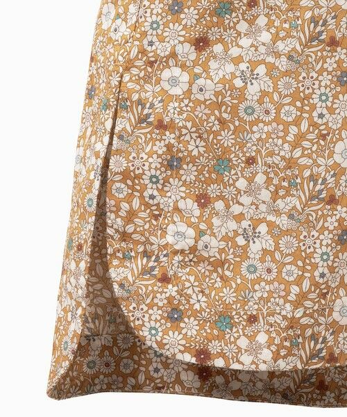 AIGLE / エーグル ミニ丈・ひざ丈ワンピース | 花柄 フラワー リバティロングシャツドレス / シャツワンピース | 詳細10