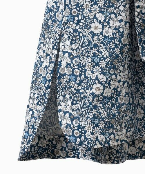 AIGLE / エーグル ミニ丈・ひざ丈ワンピース | 花柄 フラワー リバティロングシャツドレス / シャツワンピース | 詳細20