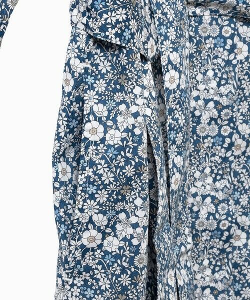 AIGLE / エーグル ミニ丈・ひざ丈ワンピース | 花柄 フラワー リバティロングシャツドレス / シャツワンピース | 詳細17