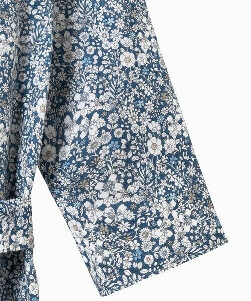 AIGLE / エーグル ミニ丈・ひざ丈ワンピース | 花柄 フラワー リバティロングシャツドレス / シャツワンピース | 詳細18