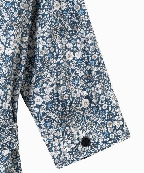 AIGLE / エーグル ミニ丈・ひざ丈ワンピース | 花柄 フラワー リバティロングシャツドレス / シャツワンピース | 詳細19