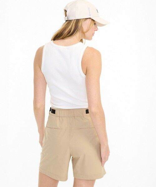 AIGLE / エーグル ショート・ハーフ・半端丈パンツ | UVカット 吸水速乾 フレアシルエット ドライストラップショートパンツ | 詳細10