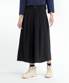 AIGLE / エーグル デニムパンツ | UVカット 速乾 ワンポイントロゴ刺繍 ワイドレッグ フレアパンツ / ドレープワイドパンツ