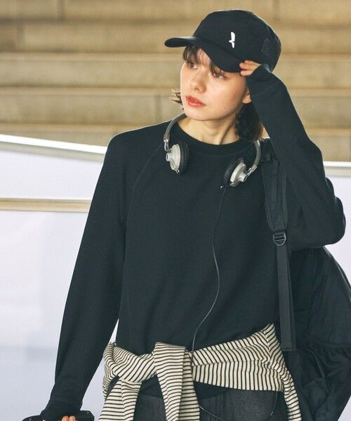 AIGLE / エーグル キャップ | UVカット ワンポイントリフレクトロゴ メッシュキャップ | 詳細5