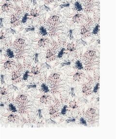 フローラルシルクツイルスカーフ Marcaオリジナル】LITTLE FLOWER 大判 シルクツイル スカーフ