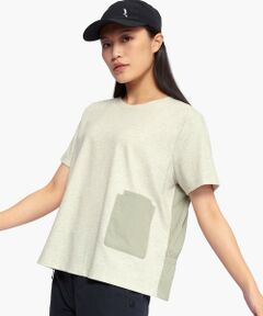 AIGLE / エーグル Tシャツ | UVカット 吸水速乾 ダブルパッチポケット半袖Tシャツ