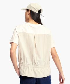 AIGLE / エーグル Tシャツ | UVカット 吸水速乾 ダブルパッチポケット半袖Tシャツ