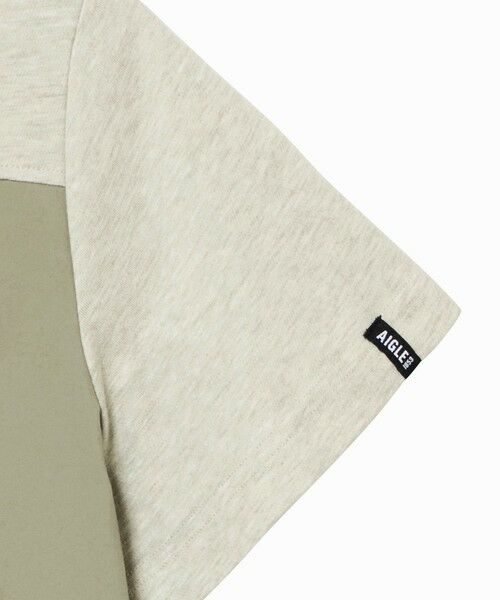 AIGLE / エーグル Tシャツ | UVカット 吸水速乾 ダブルパッチポケット半袖Tシャツ | 詳細8