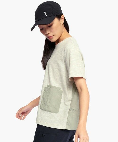 AIGLE / エーグル Tシャツ | UVカット 吸水速乾 ダブルパッチポケット半袖Tシャツ | 詳細2