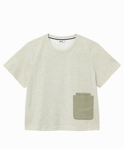 AIGLE / エーグル Tシャツ | UVカット 吸水速乾 ダブルパッチポケット半袖Tシャツ | 詳細4