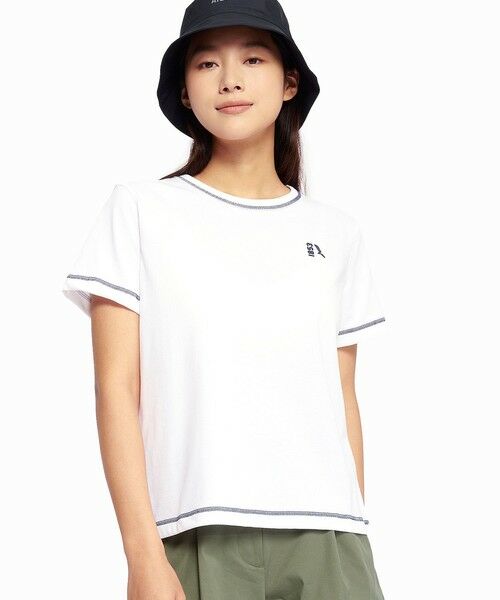 AIGLE/エーグル 接触冷感ロゴTシャツ ホワイト M AIGLE/エーグル 接触冷感ロゴTシャツ ホワイト M