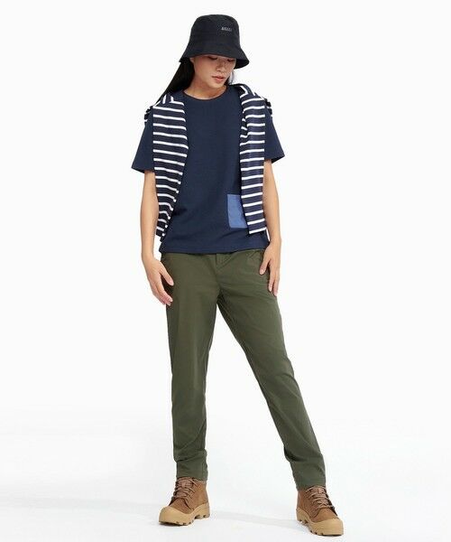 AIGLE / エーグル Tシャツ | UVカット ショートスリーブ ワッフルポケット半袖Tシャツ | 詳細1