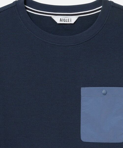 AIGLE / エーグル Tシャツ | UVカット ショートスリーブ ワッフルポケット半袖Tシャツ | 詳細5