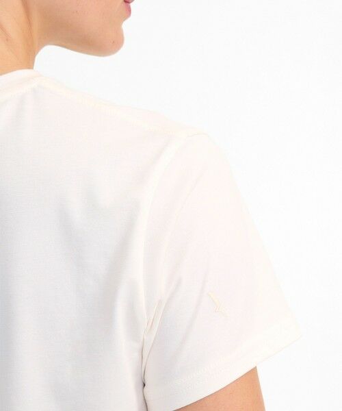 AIGLE / エーグル Tシャツ | UVカット 吸水速乾 リバティプリントロゴ半袖Tシャツ / フラワー 花柄 | 詳細10