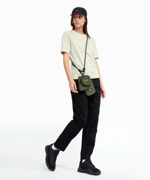 AIGLE / エーグル Tシャツ | UVカット 吸水速乾 刺繍ロゴ 袖リブ半袖Tシャツ | 詳細4