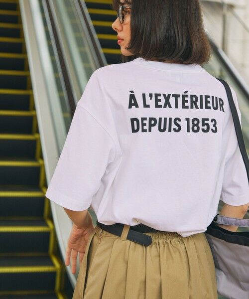 AIGLE / エーグル Tシャツ | 【EC限定】AIGLE オーバーサイズバックプリントロゴ 半袖Tシャツ | 詳細6