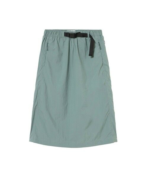 AIGLE / エーグル ミニ・ひざ丈スカート | UVカット 撥水 ストラップ 裾スリットスカート | 詳細5