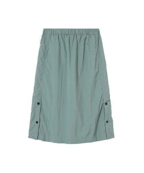 AIGLE / エーグル ミニ・ひざ丈スカート | UVカット 撥水 ストラップ 裾スリットスカート | 詳細6