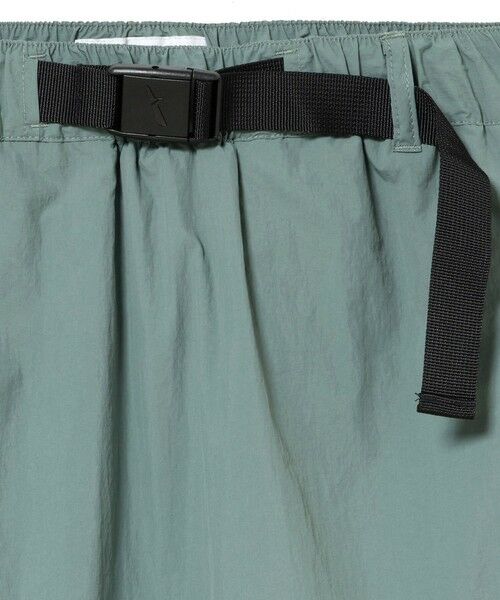 AIGLE / エーグル ミニ・ひざ丈スカート | UVカット 撥水 ストラップ 裾スリットスカート | 詳細7