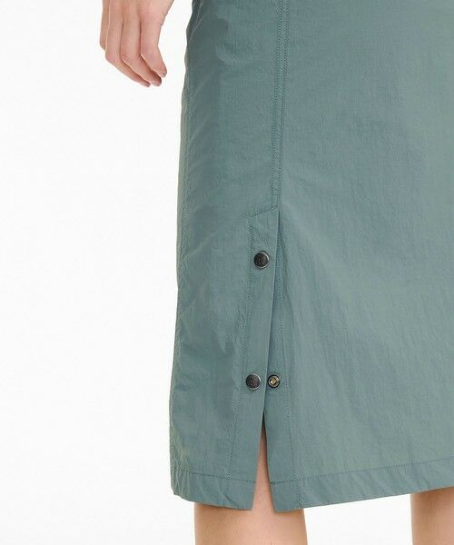 AIGLE / エーグル ミニ・ひざ丈スカート | UVカット 撥水 ストラップ 裾スリットスカート | 詳細4