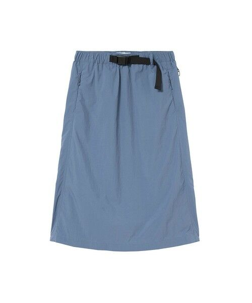 AIGLE / エーグル ミニ・ひざ丈スカート | UVカット 撥水 ストラップ 裾スリットスカート | 詳細14