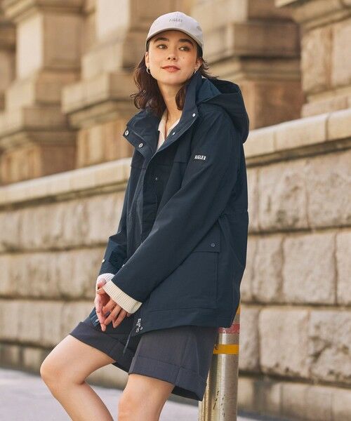 AIGLE / エーグル その他アウター | GORE-TEX 防風 防水 透湿 2レイヤージャケット RP フード脱着可 | 詳細16