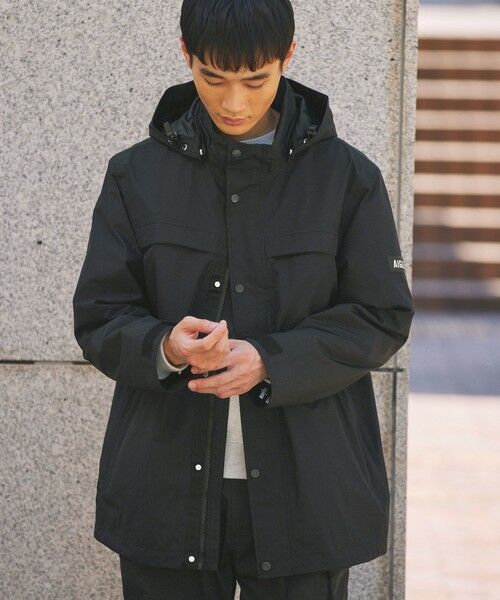 AIGLE / エーグル その他アウター | GORE-TEX ゴアテックス 防水性・透湿性・防風性 2レイヤージャケット RP フード取り外し可 | 詳細18