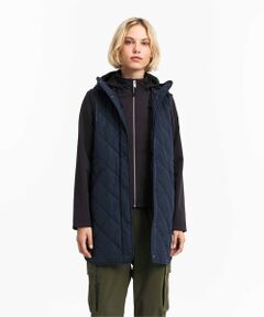 AIGLE / エーグル ダウンジャケット・ベスト | PrimaLoft中綿 撥水 インサレーション ダイヤモンドキルティングミドルベスト