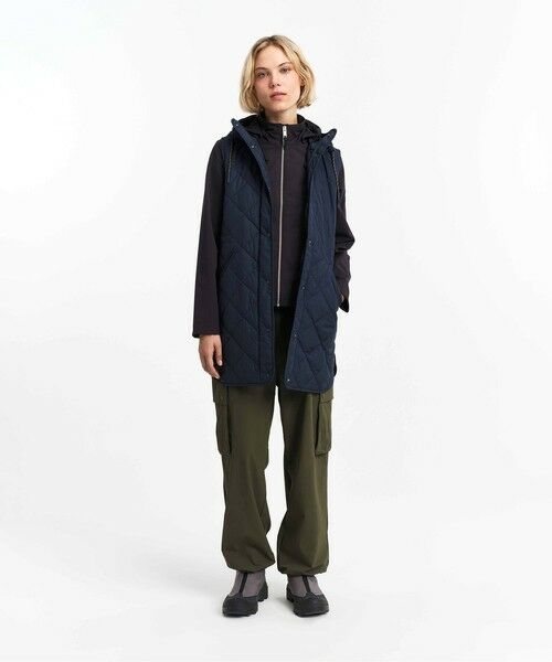 AIGLE / エーグル ダウンジャケット・ベスト | PrimaLoft中綿 撥水 インサレーション ダイヤモンドキルティングミドルベスト | 詳細2