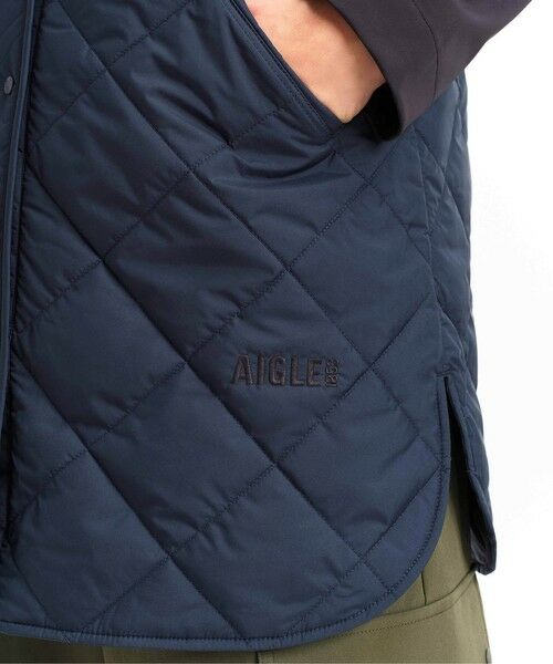 AIGLE / エーグル ダウンジャケット・ベスト | PrimaLoft中綿 撥水 インサレーション ダイヤモンドキルティングミドルベスト | 詳細8