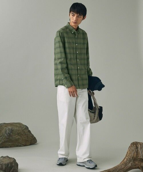 AIGLE / エーグル シャツ・ブラウス | 吸水速乾 オックスフォードボタンダウンチェックシャツ | 詳細15