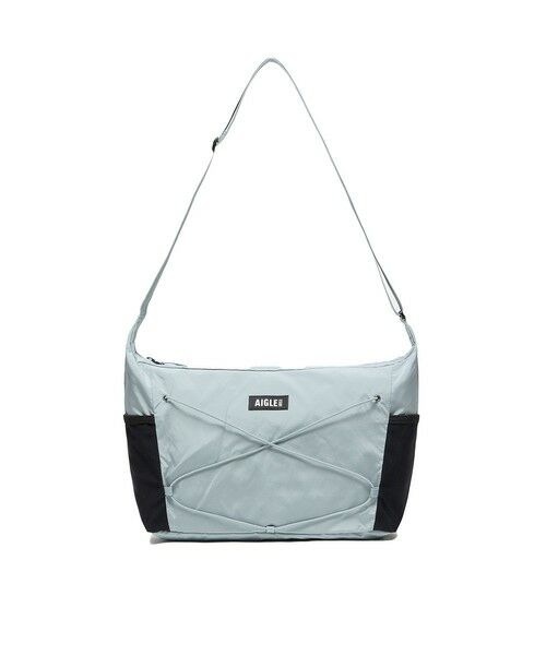 AIGLE/エーグル 撥水 パッカブル2wayショルダーバッグ 10L ブル グレ FREE AIGLE/エーグル 撥水 パッカブル2wayショルダーバッグ 10L ブル グレ FREE