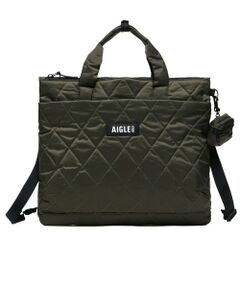 AIGLE / エーグル トートバッグ | キルティング 2wayショルダーバッグ ミニポーチ付き